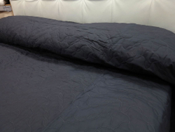 Покрывало 170x270 Caleffi Mix Double антрацит Италия