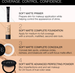 NARS SOFT MATTE Complete Foundation - Подклад матирующий оттенок SANTA FE, 45 ml