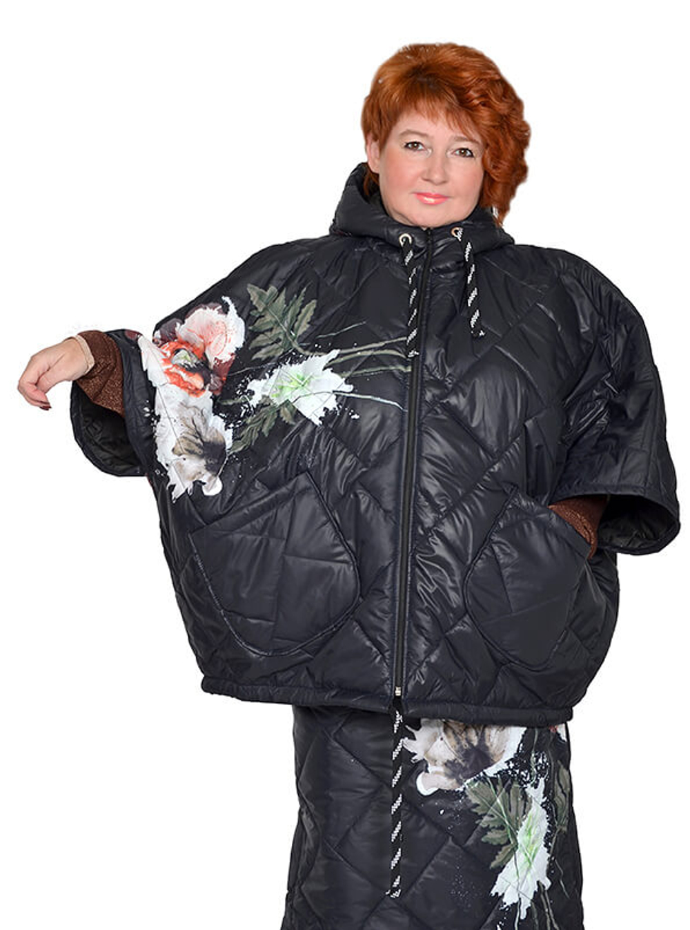 Куртка стеганая Цветочная фея
