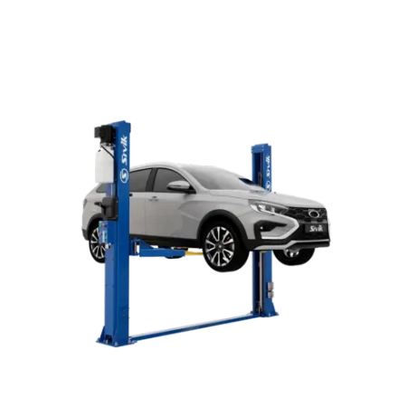 Двухстоечный электрогидравлический подъемник ПГА-4200-НС синий