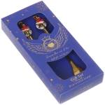 Набор для десерта «Новогодний микс» 2предмета (ложка+вилка) в подарочной коробке, золото