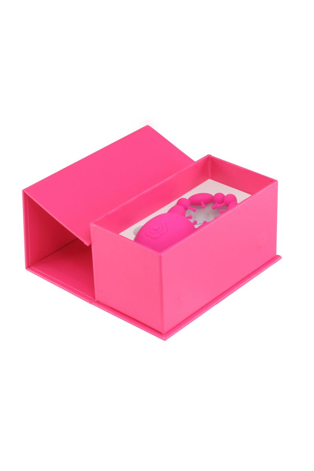 Мини-вибратор с усиками Maro Kawaii 4 (Цвет: ярко-розовый)