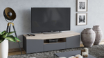 Тумба под телевизор напольная Дуб Сонома/Графит Серый 160х45х48 см
