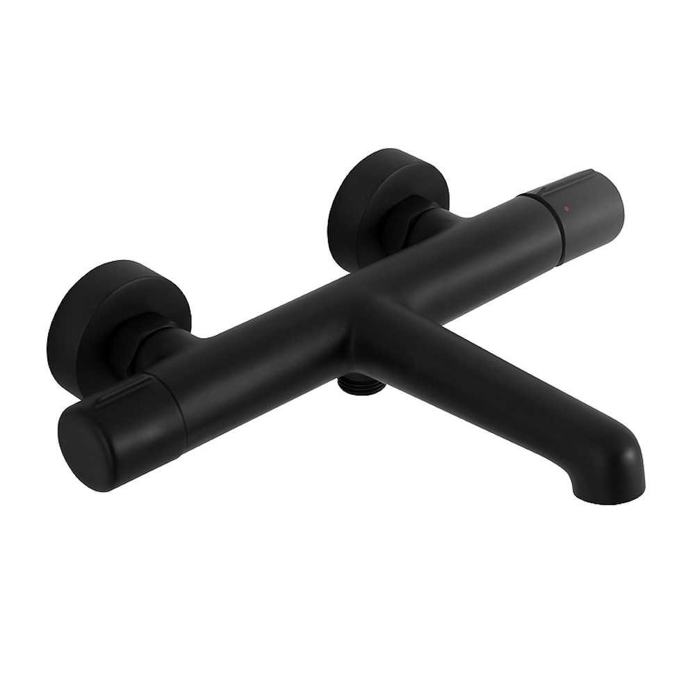 Смеситель для ванны BelBagno Uno UNO-VASM-NERO Черный матовый