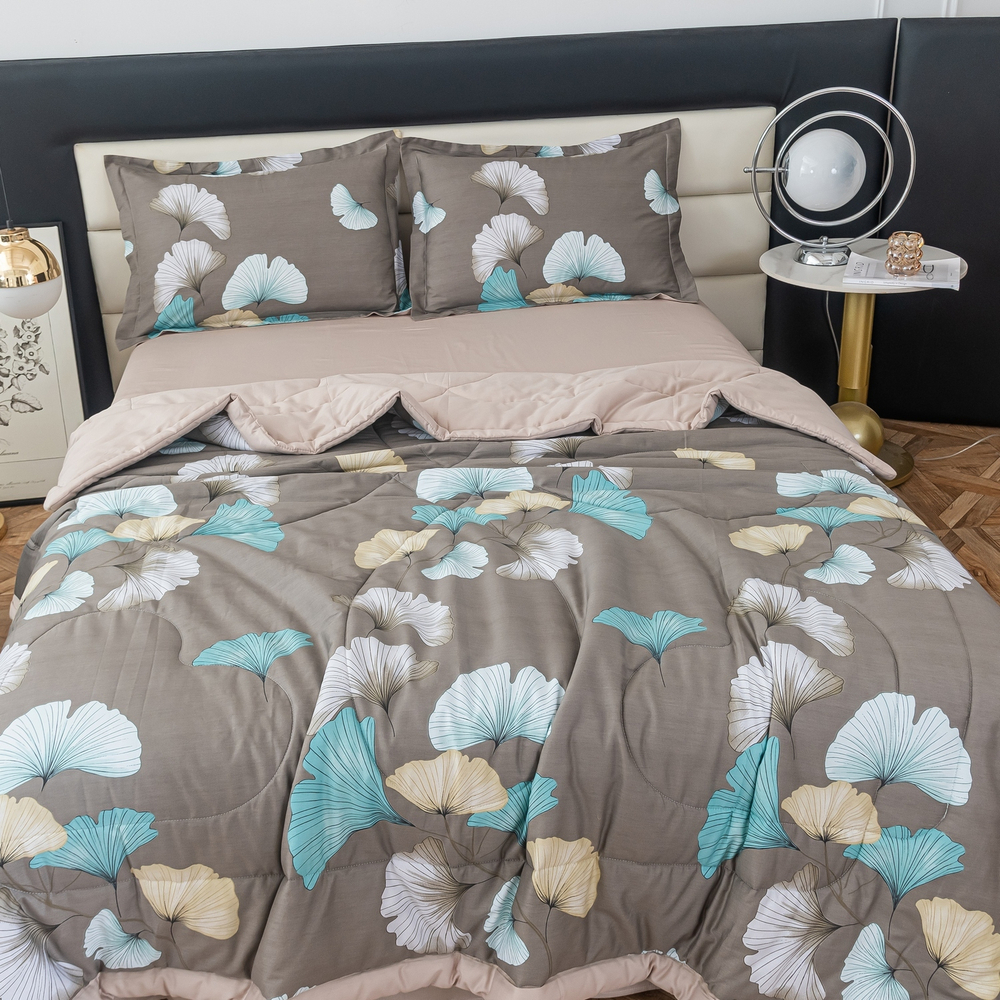 Комплект постельного белья Сатин с Одеялом 100% хлопок OB146