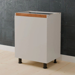 Кухня Валенсия 340 см (12 модулей) без столешницы / белый ЛДСП, массив дуба