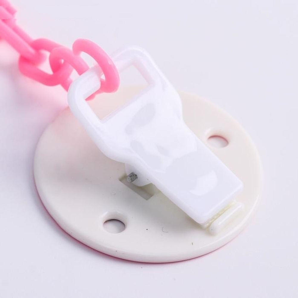 4770907 Держатель для пустышки «Лошадка», на цепочке, цвет розовый