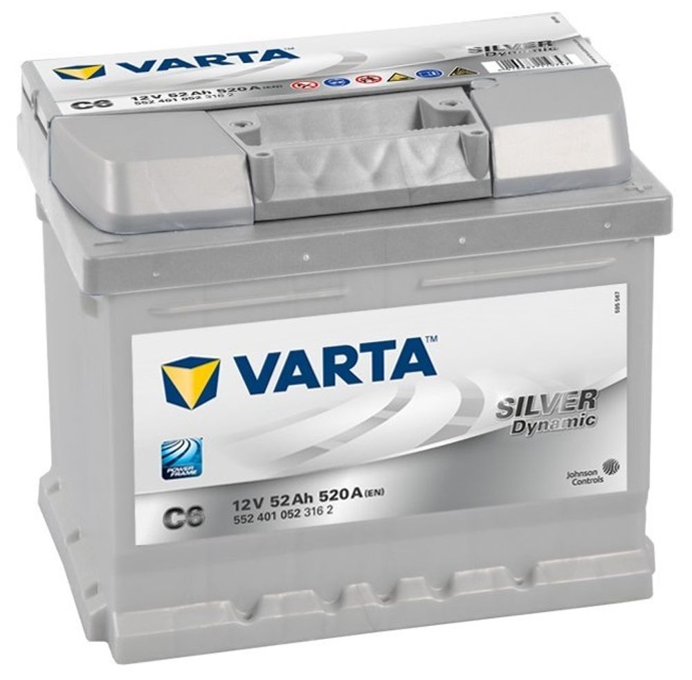 VARTA Silver Dynamic 6CT- 52 ( 552 401 ) аккумулятор