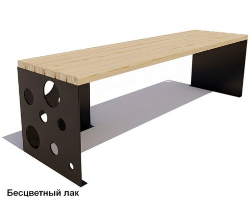 Скамейка уличная Сыр, Лиственница