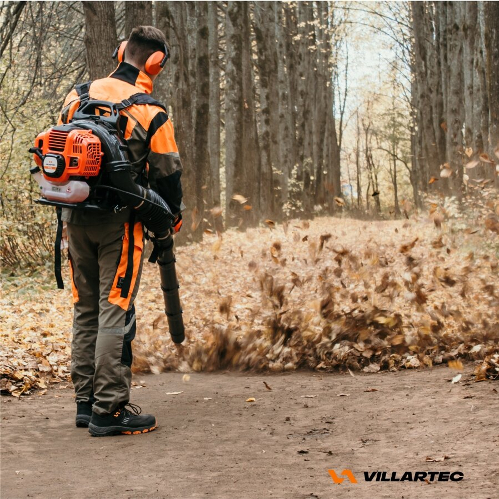 Бензиновая воздуходувка VILLARTEC "BX527", ранцевая, антивибрация, 1450Вт, 8,4кг