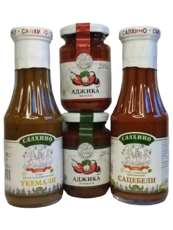 Набор из Ткемали, Сацебели, Аджики