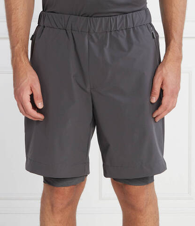 Шорты S_Run3 BOSS GREEN - пепельный(50494782)