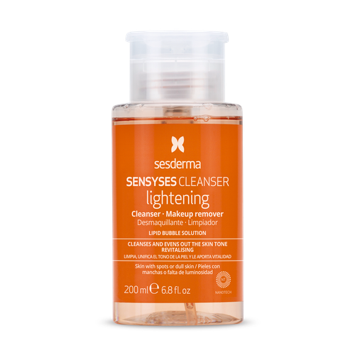 Sesderma SENSYSES CLEANSER Lightening | Лосьон липосомальный для снятия макияжа для пигментированной и тусклой кожи, 200 мл