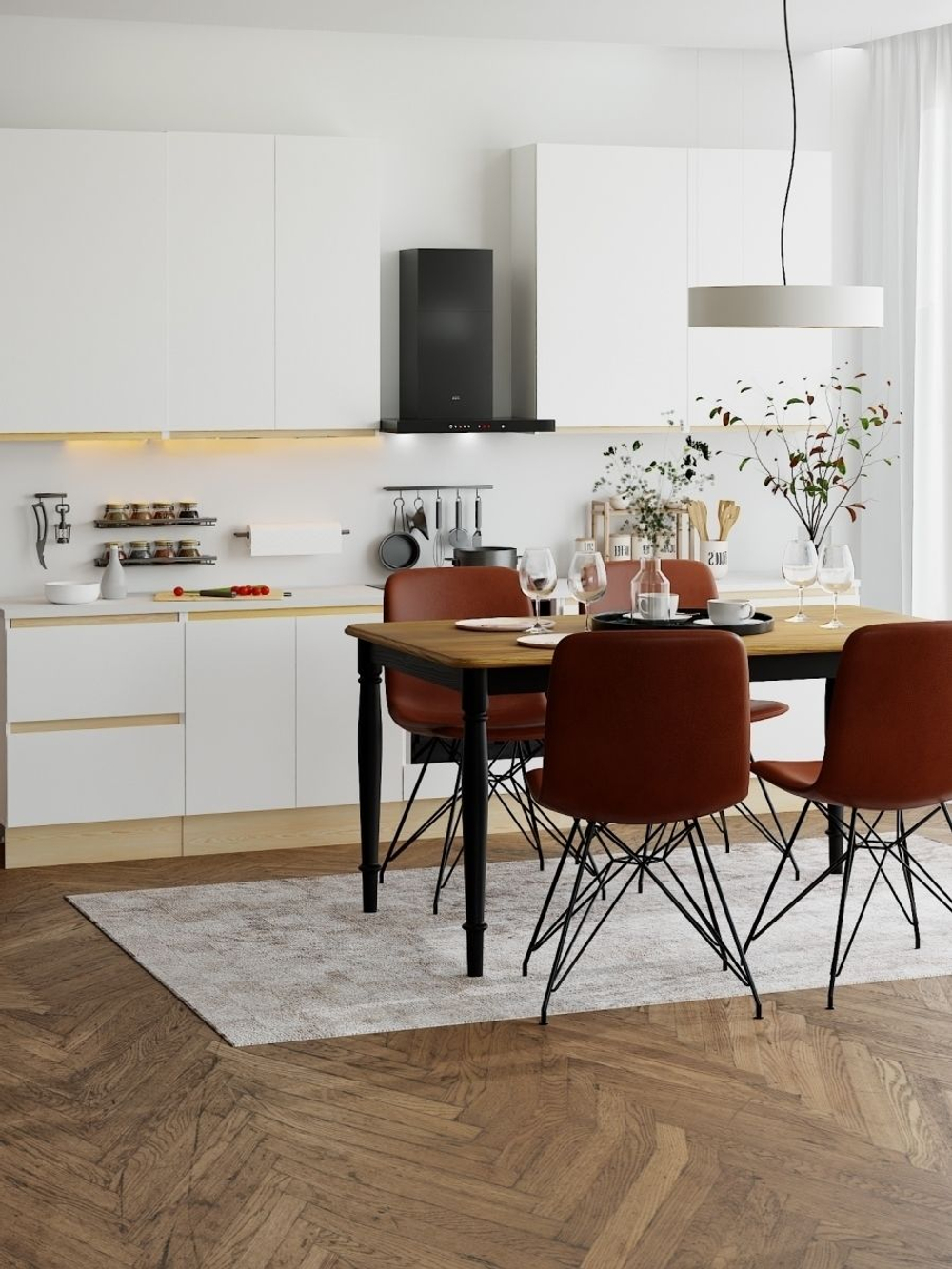 Кухонный модуль 60х32х75, Виола, навесной, правый, шкаф, ЛДСП, белый, Dipriz