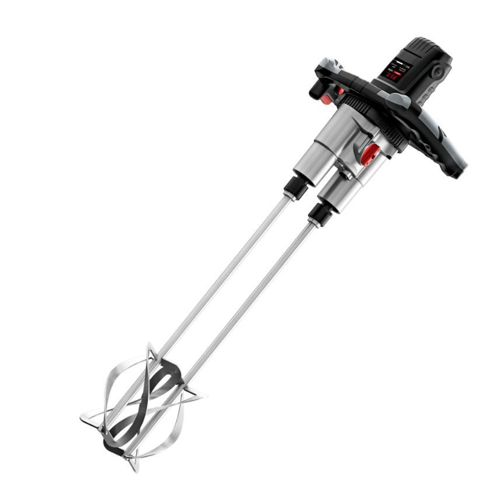 Миксер строительный PHM250-С (1600Вт, 0-600/0-800об/мин, рег. обор, венчик 2х120мм в комплект)