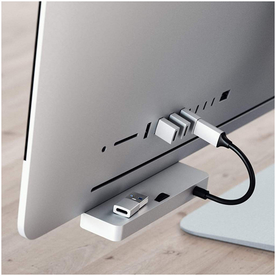 Адаптер Satechi USB-C Adapter (ST-TAUCS) Silver / Серебристый