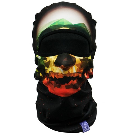 Балаклава Flavour ALPHA  SKULL CRYSTAL ORANGE