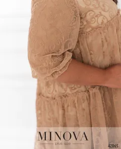 Платье 8620-капучино Minova