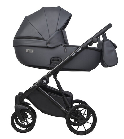 Детская коляска Riko Basic Montana Ecco 2 в 1 24 Graphite