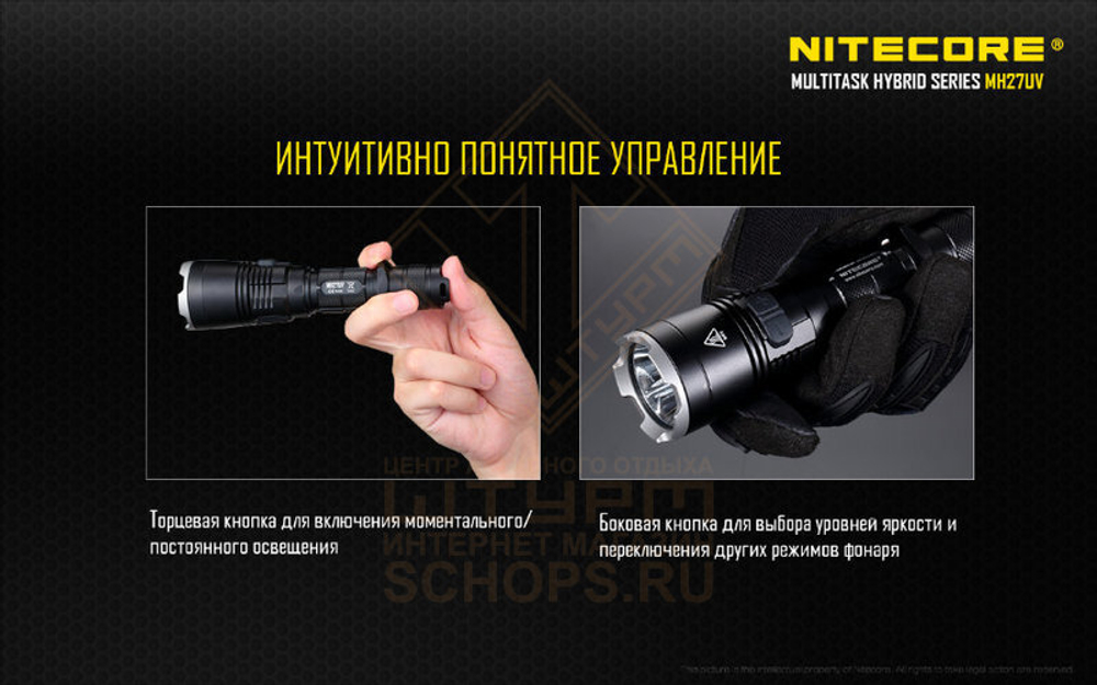 Фонарь Nitecore MH27UV Ultraviolet