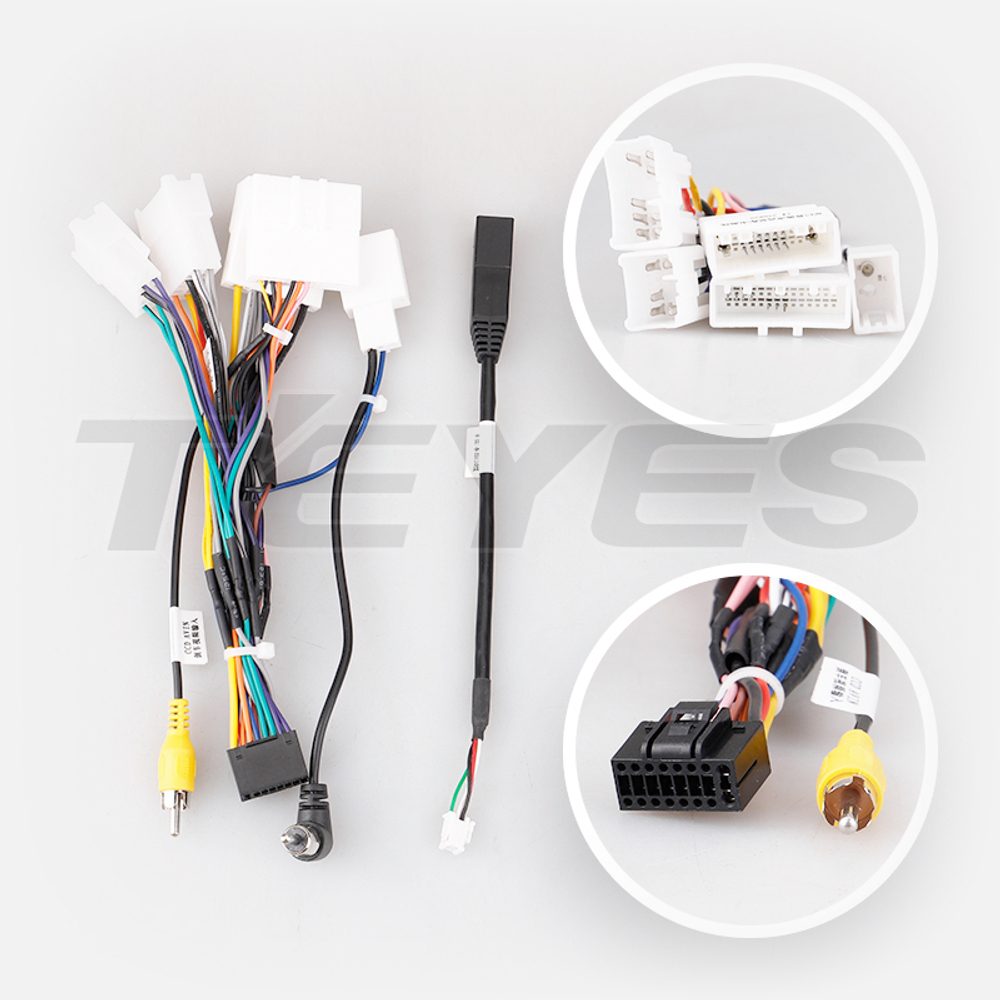 Комплект рамки с разъёмами 9" Subaru Legacy, Outback 2009-2014 черная - Car-Smart 7184B