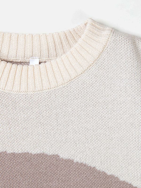 Джемпер вязаный удлиненный 