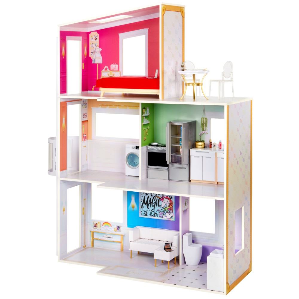Rainbow High - Большой домик для кукол с мебелью + 30 аксессуаров 502203