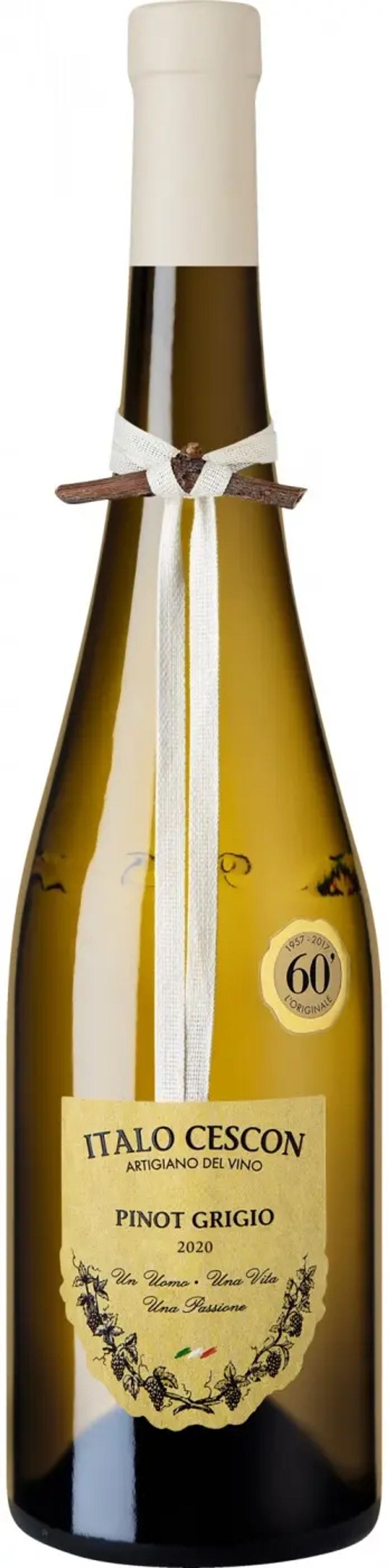 Вино Italo Cescon, Pinot Grigio, Friuli Grave DOC, 2023, 0.75 л