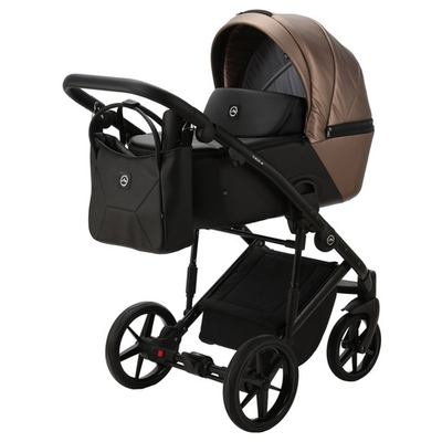 Детская универсальная коляска Adamex MOBI Deluxe SD-11 (2в1) 100% экокожа