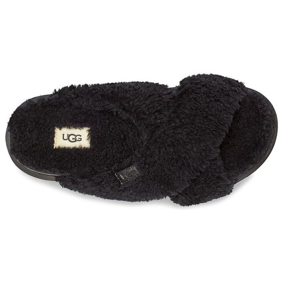Ugg Sweetheart Cross Strap Plush 'Black'
