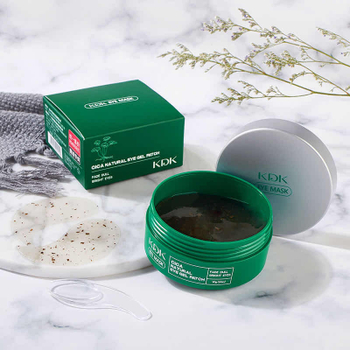 Патчи для глаз Kdk Cica Natural Антивозрастные экстрактом азиатской центеллы 60 шт