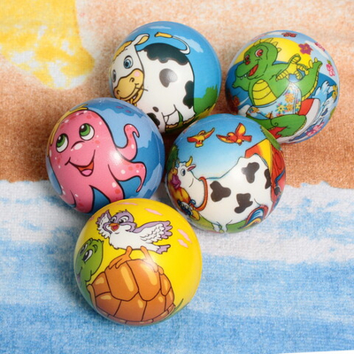 Мяч 7,6 см «Радостное лето» (антистресс), микс СТИКЕР НА ВЛОЖЕНИЕ