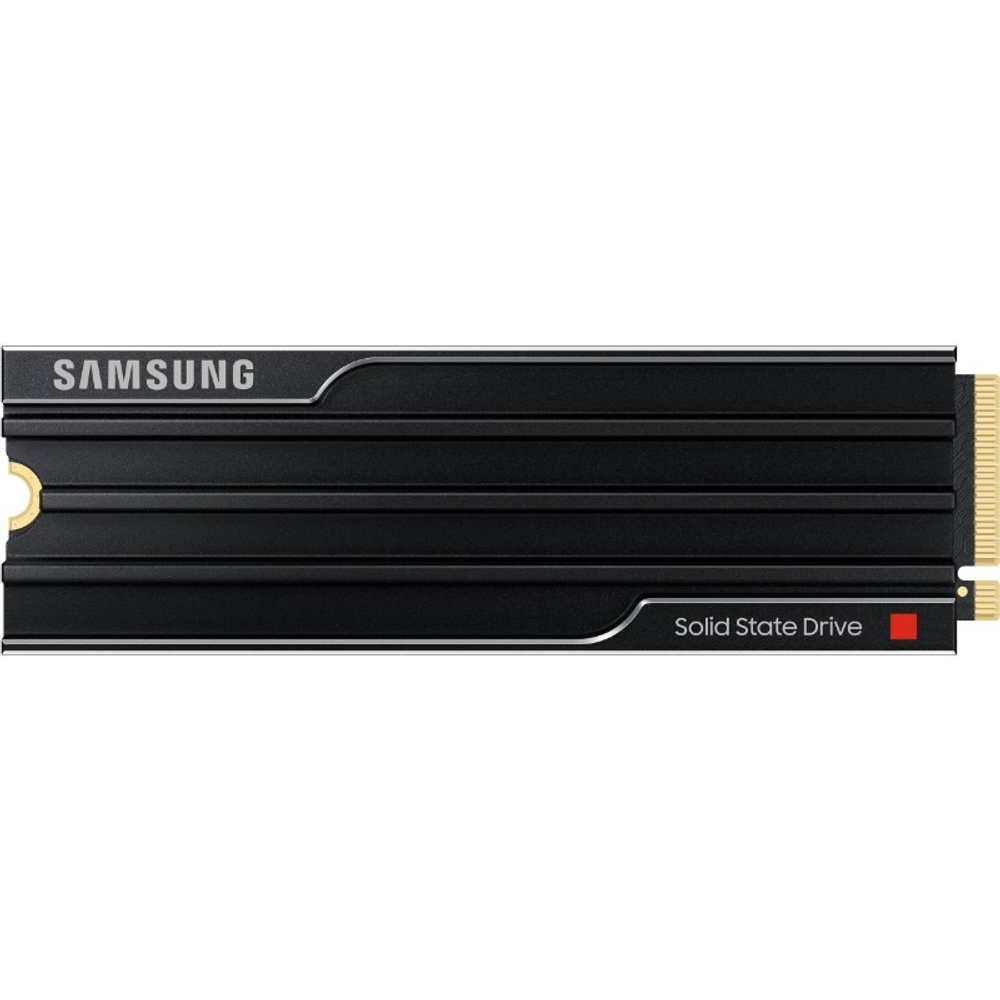 Твердотельный накопитель SSD 2TB Samsung 9100 PRO, M.2, PCI-E 5.0 x4, TLC 3D NAND (R14800/W13400MB/s) с радиатором 1200TBW