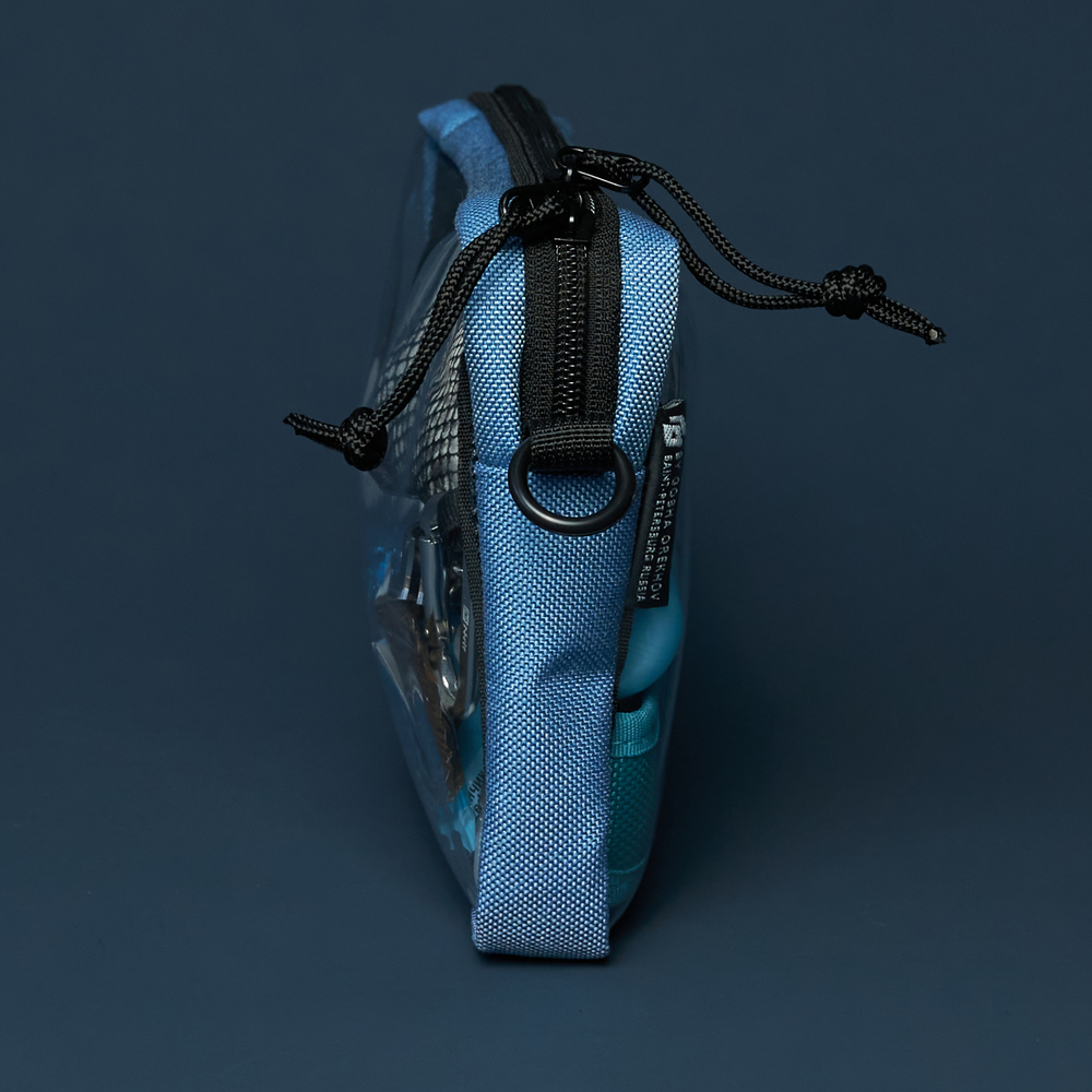 Transparent Case GO box голубой индиго