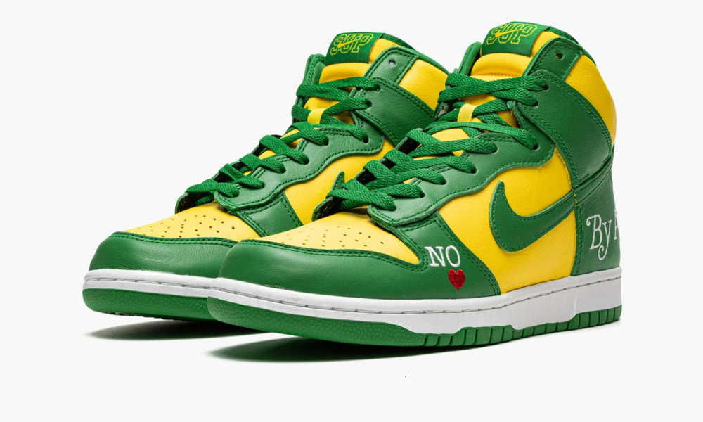 SB Dunk High "Supreme - By Any Means - Brazil"