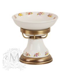 Мыльница настольная Migliore Provance ML.PRO-60.511 керамика с декором