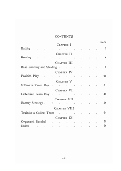 Baseball notes for coaches and players | Berry Elmer