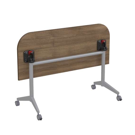 8ФСРР.102-S Складной радиусный стол-трансформер Simple с фиксаторами (1450*600*750)