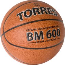 Мяч баскетбольный TORRES BM600 B32026, размер 6