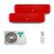Мульти сплит-система Hisense на 2 комнаты (20+35 кв.м.) Red