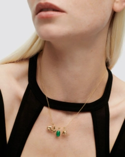 Подвеска-шарм Motorbike серебро 925 пробы покрытое золотом