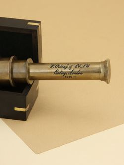 Nautical Подзорная труба в деревянном футляре