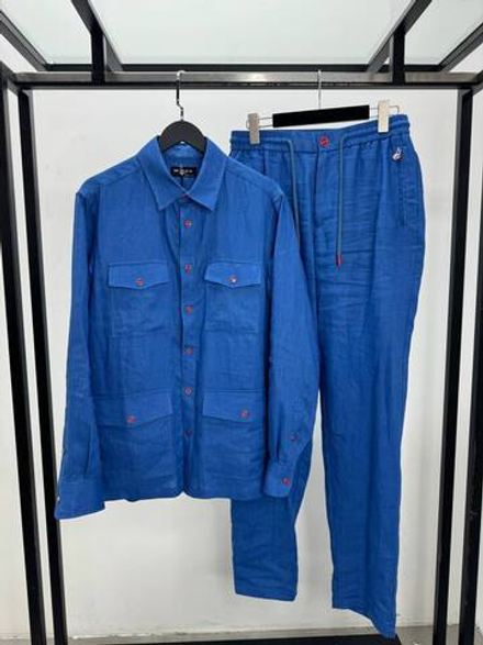 Льняной костюм Kiton