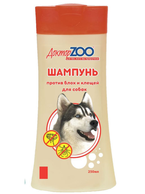 Шампунь для собак против блох и клещей ДокторZOO