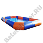 Квадратный надувной бассейн "Зебра" 10*10*0.65 м