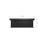 Конвектор внутрипольный Royal Thermo ATRIUM-110/300/2200-DG-U-BL