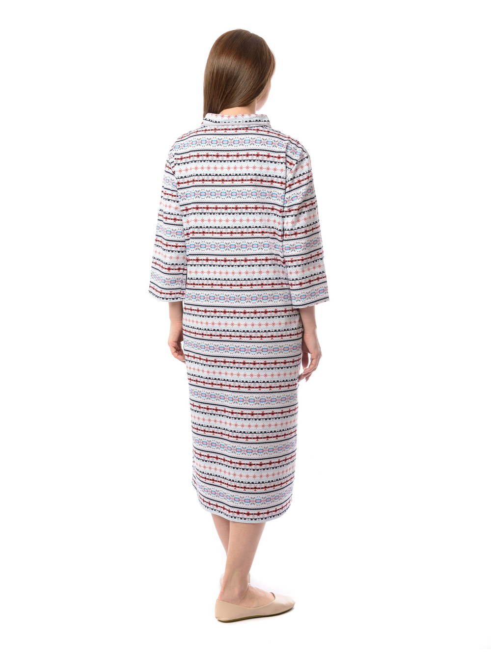 Ночная сорочка С-013/сине-красныйНГ