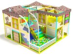 Детский игровой лабиринт «Домик детства» 21,6м² (4,65*4,65*3,2м)