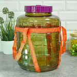 Бутыль с гидрозатвором 15л коричневая TW 1103-15-F2)