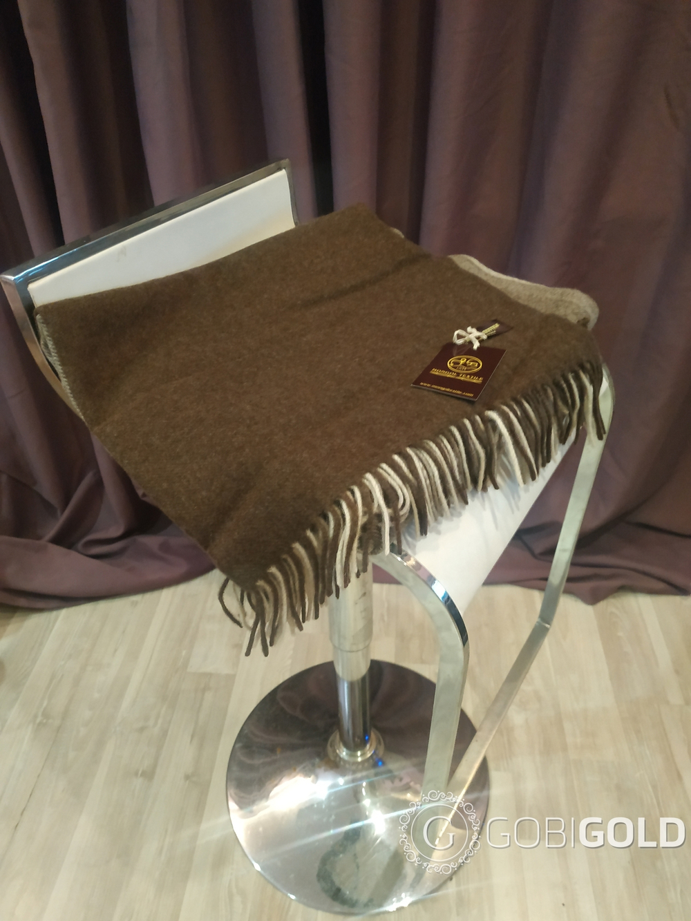 Плед из 100% овечьей шерсти 150x200 см. (MONGOLTEXTILE) - MT046